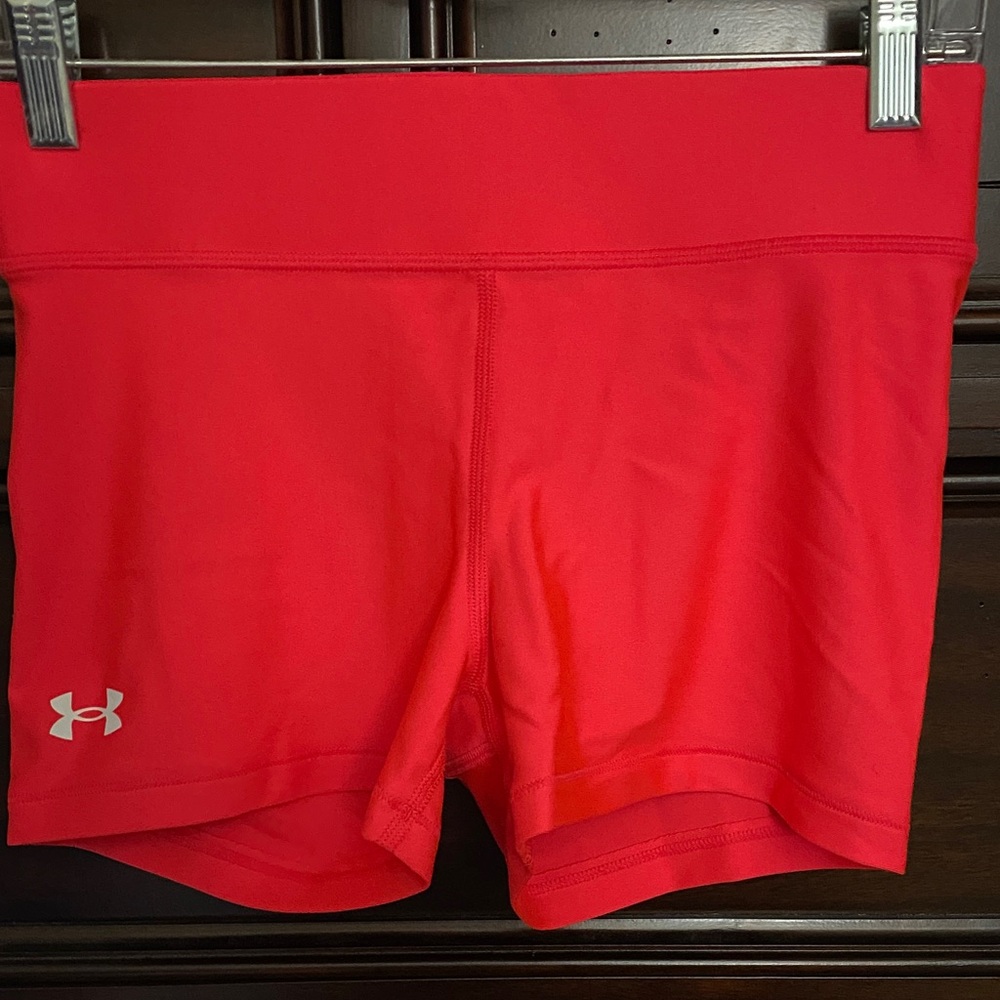 Under Armour Women's Bright Pink Athletic Shorts